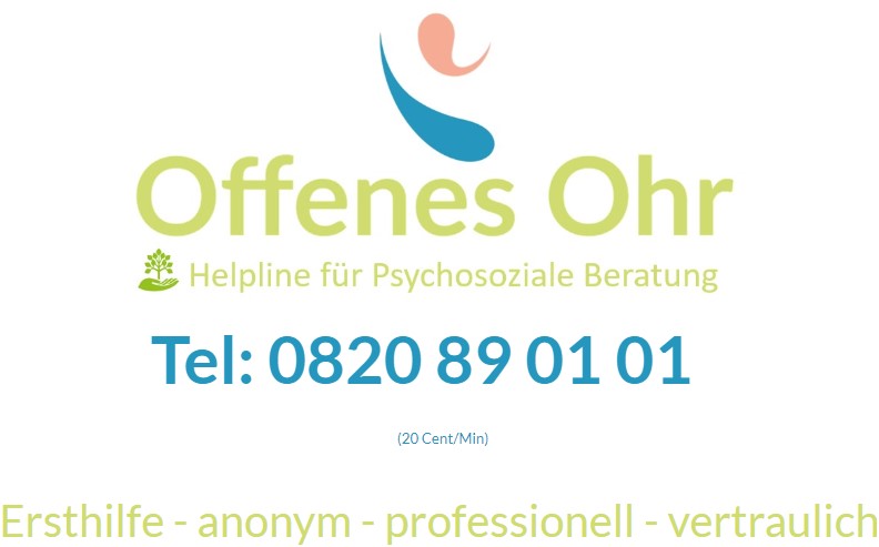 Offenes Ohr – Helpline für psychosoziale Beratung